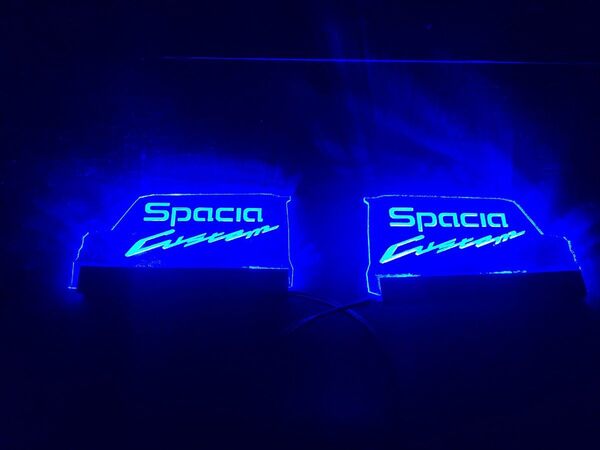 スペーシアカスタム MK53 MK54 ピラーなどに LED