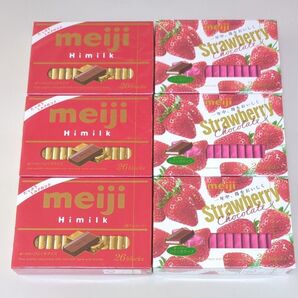 明治 ハイミルク+ストロベリー チョコレート