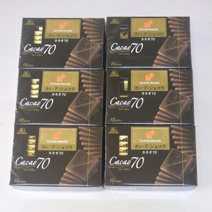 森永製菓 カレドショコラ カカオ70 18枚入×6箱