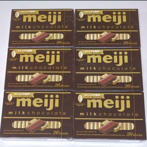 明治 ミルクチョコレート 26枚入×6箱