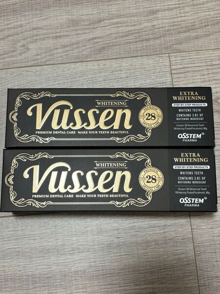 Vussen28 ホワイトニング歯磨き粉 80g 2本