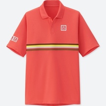 【レア】UNIQLO ユニクロ テニスウェア ポロシャツ 錦織圭モデル フェデラー ジョコビッチ Lサイズ Kei Nishikori 全仏オープンモデル 上下_画像2