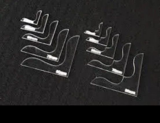 角花飾り 財布 透明 アクリル型 レザークラフト 型紙