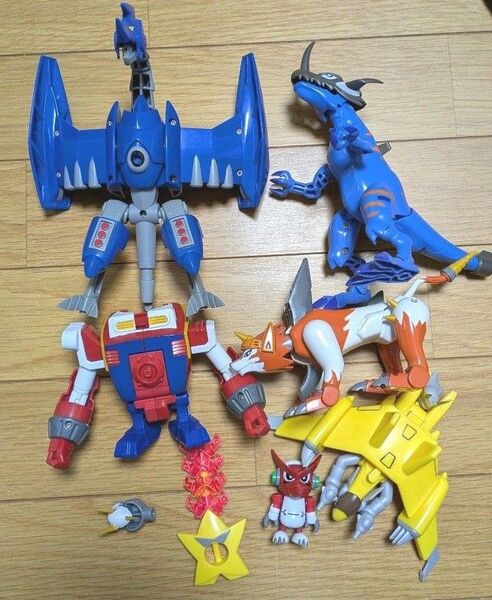 シャウトモンX5 メタルグレイモンセット デジモンクロスウォーズ デジモンクロスフィギュアシリーズ 当時物