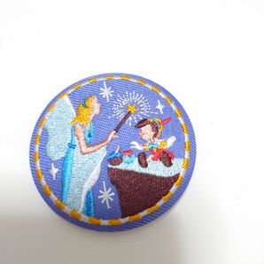 ディズニー 刺繍缶バッチ