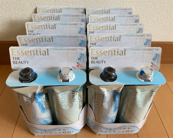 花王 エッセンシャル ザビューティ バリアシャンプー&コンディショナー 限定デザイン (340ml+340ml)×10セット