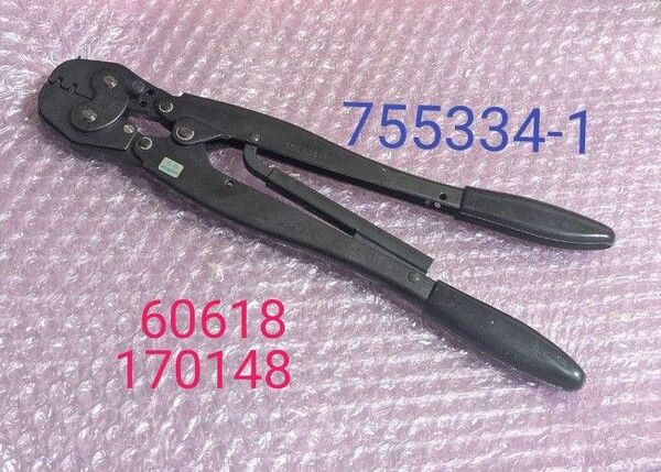 タイコエレクトロニクス(AMP)圧着工具 型番 755334-1 適合端子 60618 170148