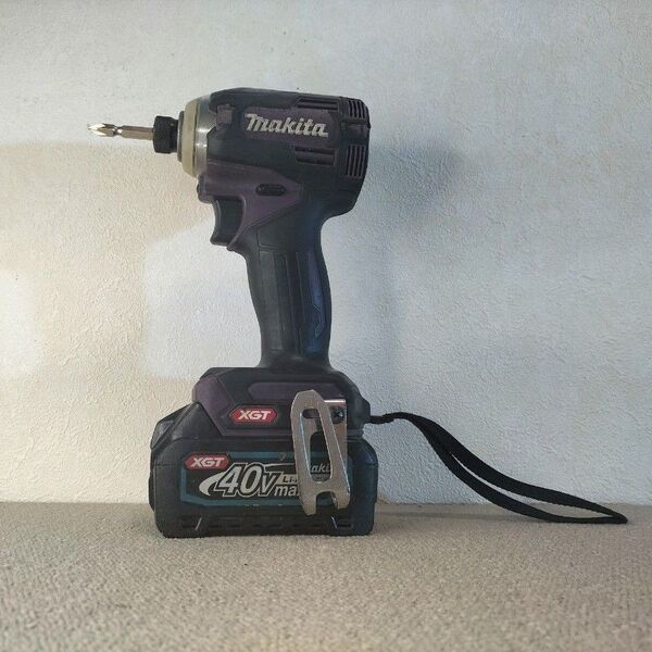 マキタ makita TD001G 本体 バッテリー BL4025 充電式インパクトドライバー パープル 40V