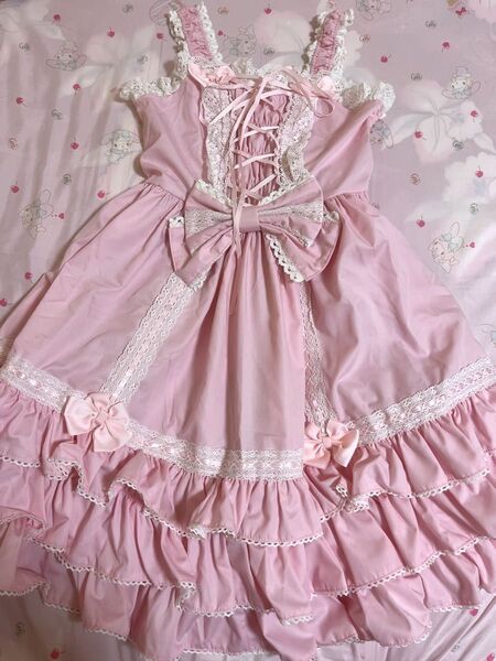 ロリィタ ロリータ ピンク ジャンスカ