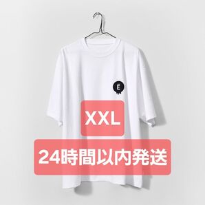 ENNOY CIRCLE E DRIP T-SHIRT (WHITE) XXL エンノイ ホワイト Tシャツ