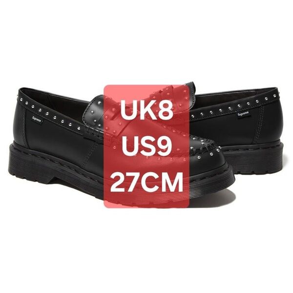 Supreme Dr. Martens Studded Penton Loafer シュプリーム マーチン US9 27CM
