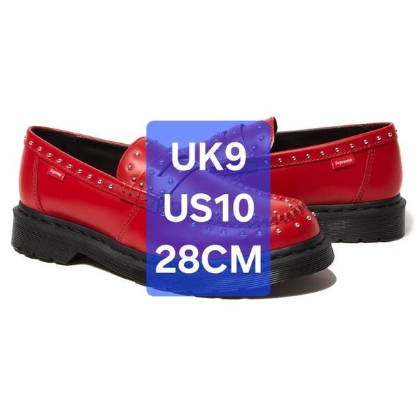 Supreme Dr. Martens Studded Penton Loafer シュプリーム マーチン US10 28CM R