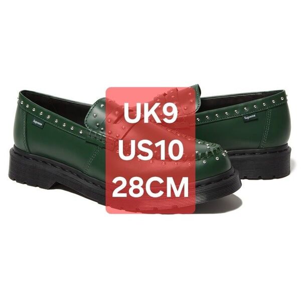 Supreme Dr. Martens Studded Penton Loafer シュプリーム マーチン US10 28CM G