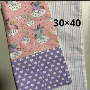 ハンドメイド★リバーシブルランチョンマット★約30×40
