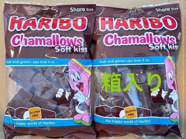 【箱に入れて発送】HARIBO ハリボー チョコマシュマロ 大容量200g 2袋セットChamallows soft kiss