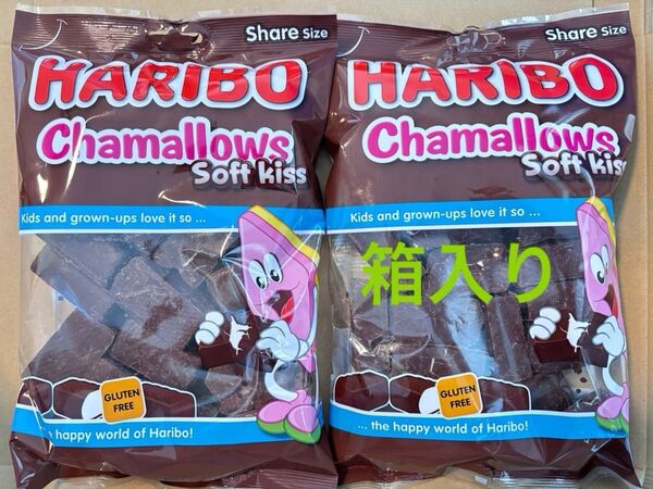 【箱に入れて発送】HARIBO ハリボー チョコマシュマロ 大容量200g 2袋セットChamallows soft kiss