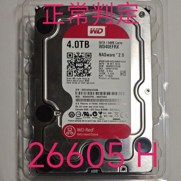 WD40EFRX HDD 4TB