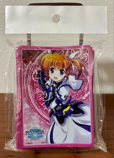 ブロッコリートレカアイテムくじSP 藤真拓哉 キャラクタースリーブEX 魔法少女リリカルなのは 高町なのは