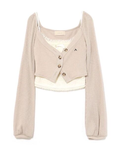 ANDMARY アンドマリー Clala layered set ベージュ