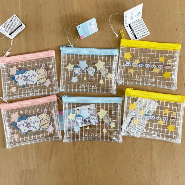 新品◇ちいかわ キャンドゥ Cando ミニメッシュポーチ 3種 6点セット ちいかわ うさぎ ハチワレ モモンガ