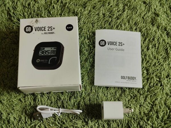 ゴルフナビGPS GOLFBUDDY ゴルフバディ GB VOICE2S+ 充電器付き
