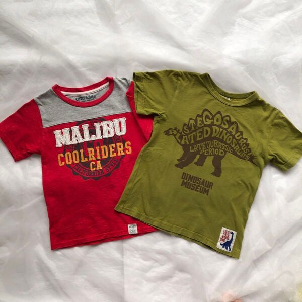 CRU 半袖Tシャツ& F.O恐竜半袖Tシャツ 130サイズ 男の子