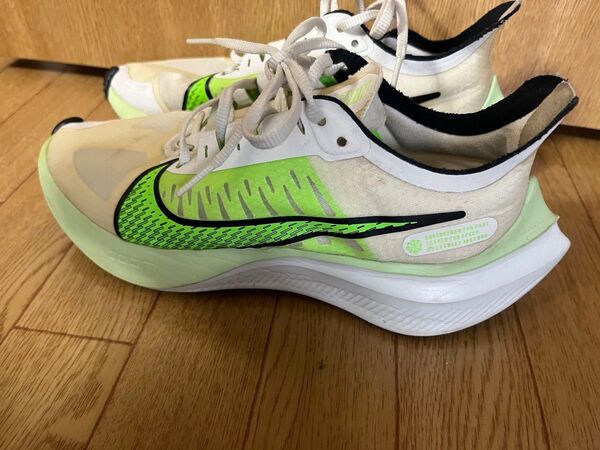 NIKE ナイキ ズームX ストリークフライ 25.0cm ホワイト/グリーン