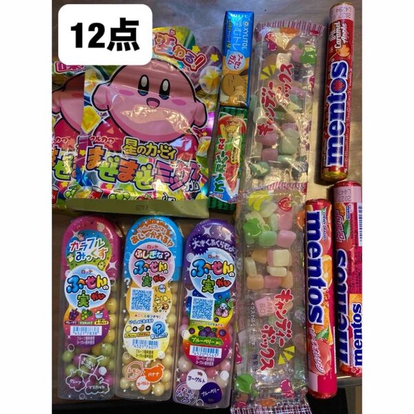 ロッテ 板ガム サイコソーダ スイカバー ふーせんの実 カービー メントス