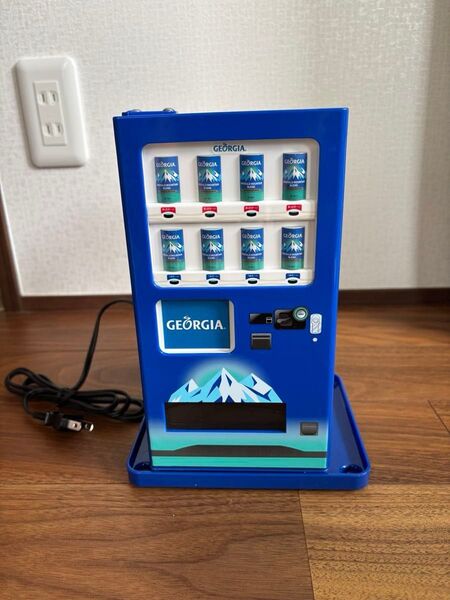 ジョージア 販促品 家庭用 自販機型ウォーマーandクーラー HR-4200G TWIBIRD製 クリップラジオもおまけ