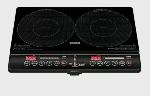 【新品.未使用】YAMAZEN 2口IH調理器 YEK-1456G