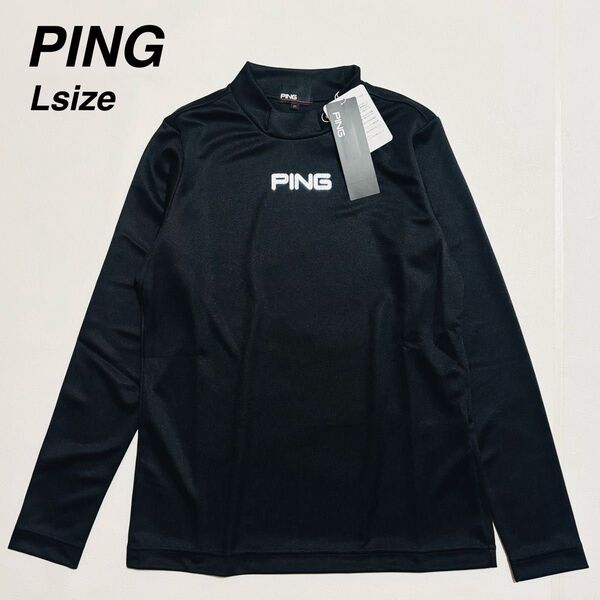 【新品】PING ピン ゴルフウェア 長袖シャツ レディースL 黒