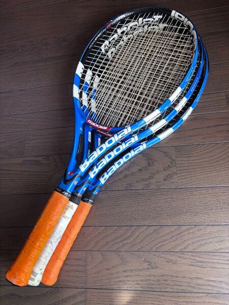 【まとめ売りSALE】Babolat テニスラケット 3本セット Pure Drive GT (2本セット+1本-おまけプライチ)