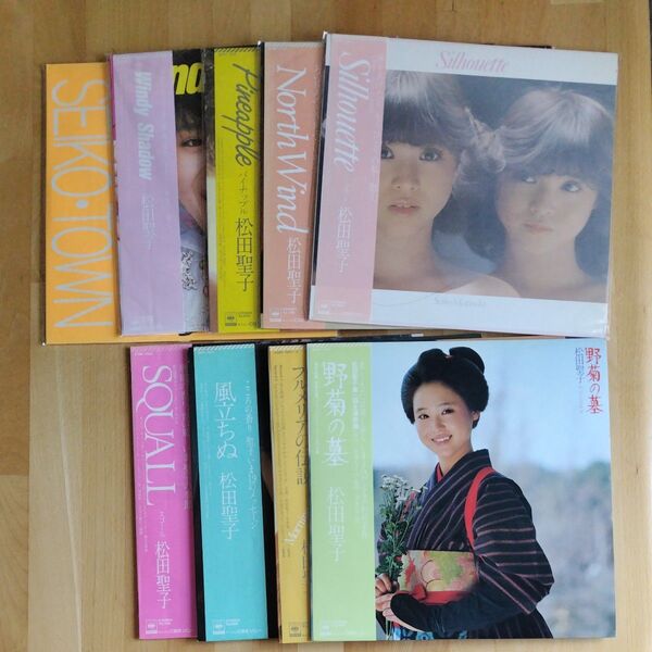 【最終価格】【再生未確認】【ジャンク】松田聖子 レコード 9枚セット