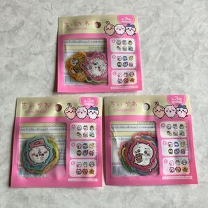 セリア ちいかわ フレークシール 3種セット