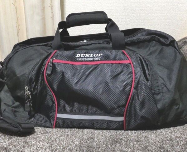 【美品】ダンロップ 旅行バッグ ボストンバッグ スポーツバッグ ブラック 大容量