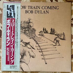 Slow Train Coming/Bob Dylan LP 帯付 マークノップラー参加