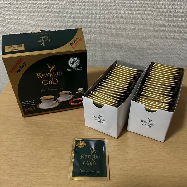 Kericho Gold Pure Kenya Tea ケニアティー 紅茶 ティーバッグ 48袋