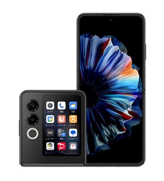 新品未開封 SIMフリー nubia Flip 2 A404ZT ブラック ZTE ワイモバイル一括購入