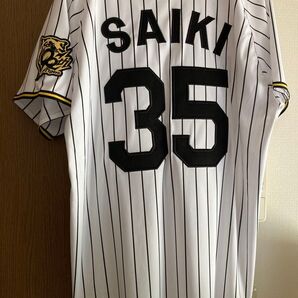阪神タイガース レプリカユニフォーム90周年(ホーム) 才木 Lサイズ 中古品