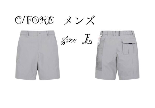新品未使用☆新作☆G/FOREジーフォア メンズハーフパンツsizeLグレー