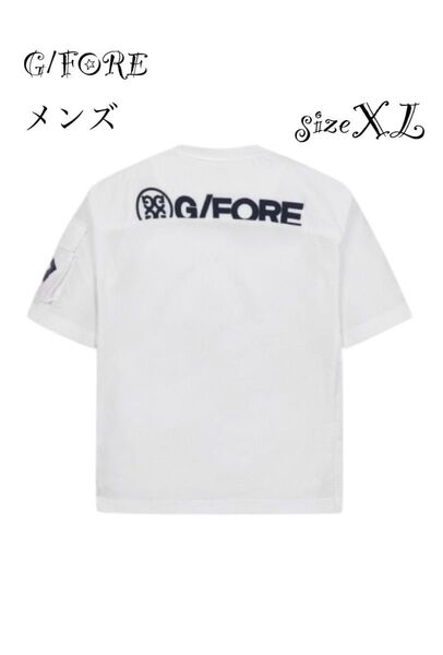 再々入荷☆新作☆G/FOREジーフォアメンズ半袖シャツsizeXLホワイト
