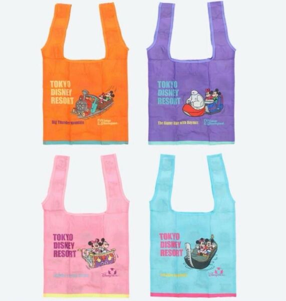 東京ディズニーリゾート エコバッグ 4種コンプリートセット