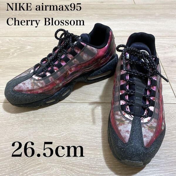 極美品 NIKE ナイキ エアマックス95 チェリーブロッサム サクラ 26.5