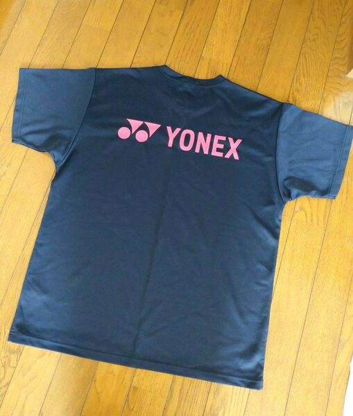 ヨネックス バドミントンウェア プラシャツ ヨネックTシャツ 半袖Tシャツ YONEX ユニセックスM ネイビー