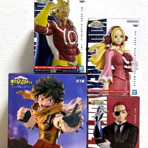 【僕のヒーローアカデミア フィギュア 4点セット】新品・未開封品(未開封のまま梱包)・送料無料・匿名ダンボール発送