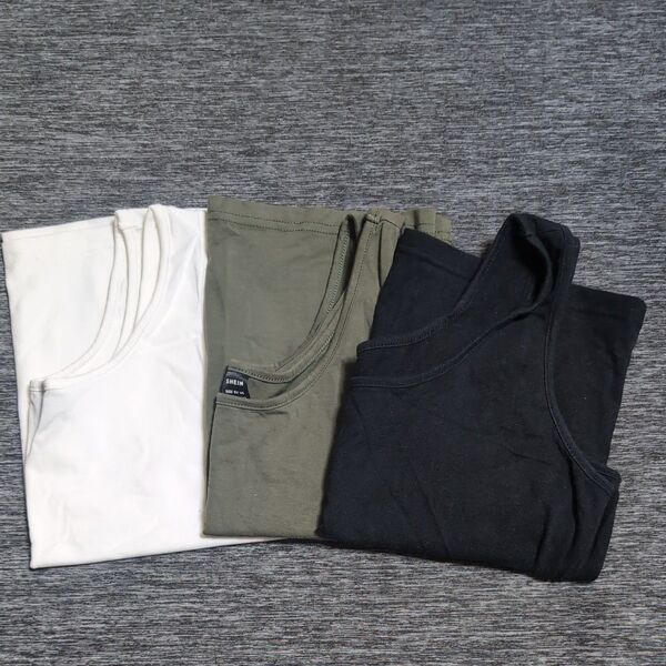 【L】タンクトップ3枚セット