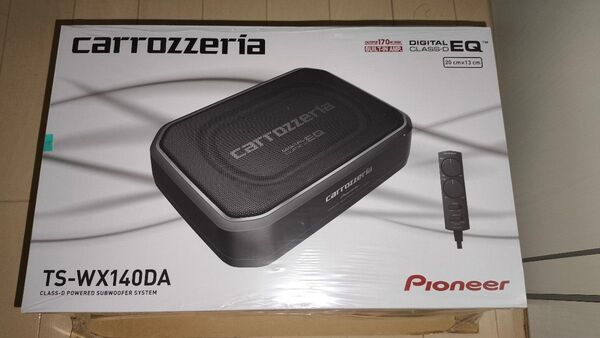 新品未使用 カロッツェリア パイオニア サブウーファー TS-WX140DA