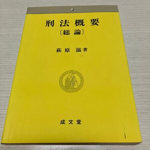 刑法概要〔総論〕