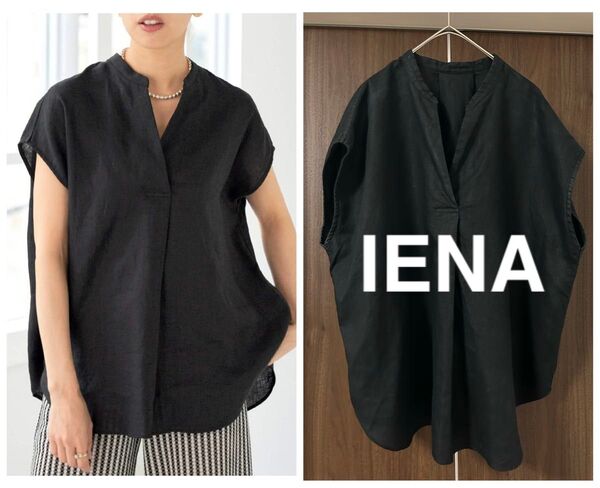 IENA イエナ リネンノースリーブスキッパーシャツ 美品