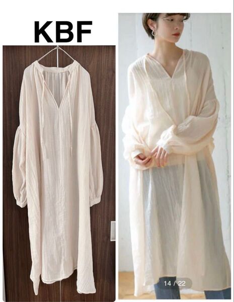 1回のみ着用 アーバンリサーチ KBF サマーカフタンドレス 美品